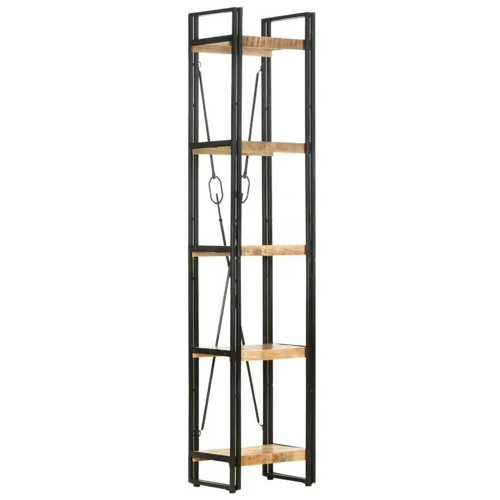 5-Tier Bookcase 40x30x180 cm Solid Mango Wood 320616