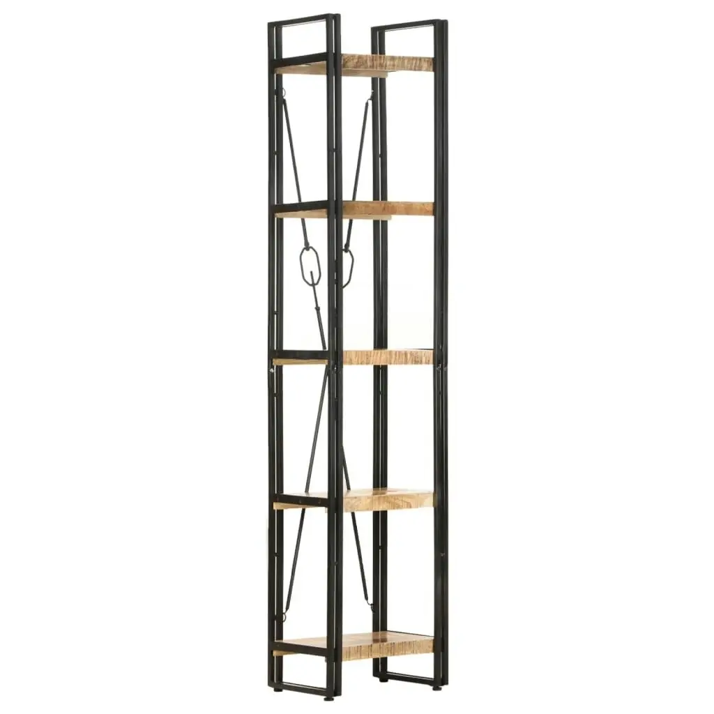 5-Tier Bookcase 40x30x180 cm Solid Mango Wood 320616