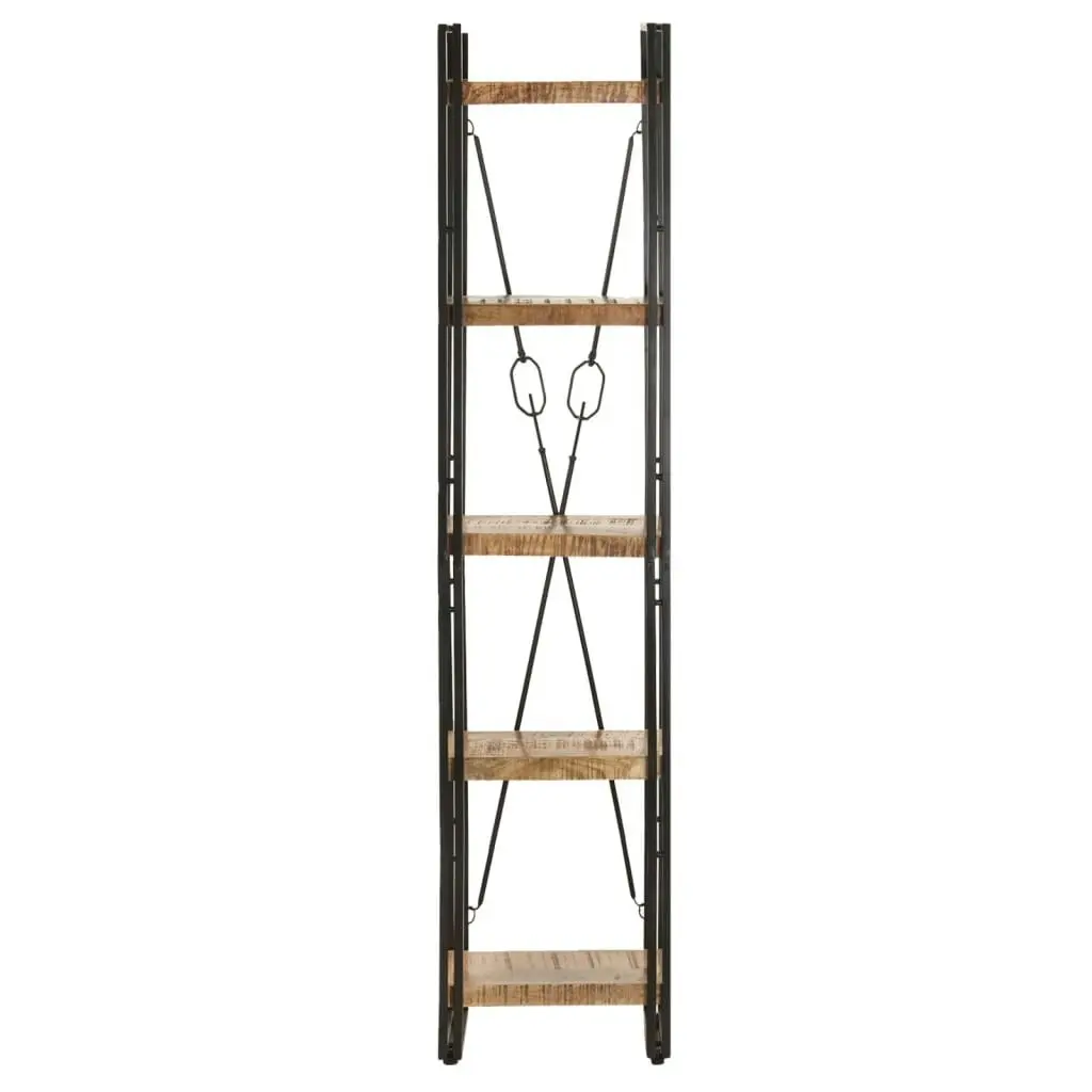 5-Tier Bookcase 40x30x180 cm Solid Mango Wood 320616