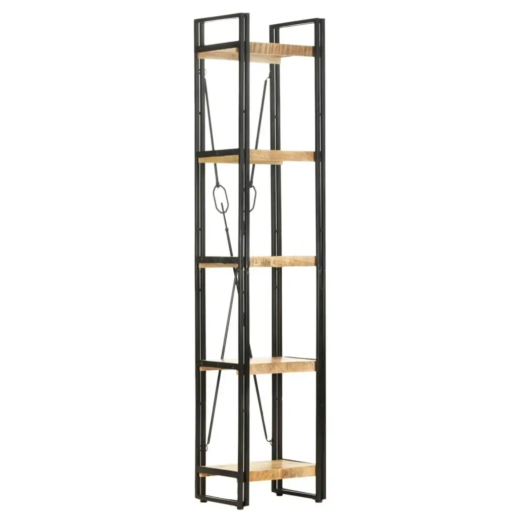 5-Tier Bookcase 40x30x180 cm Solid Mango Wood 320616