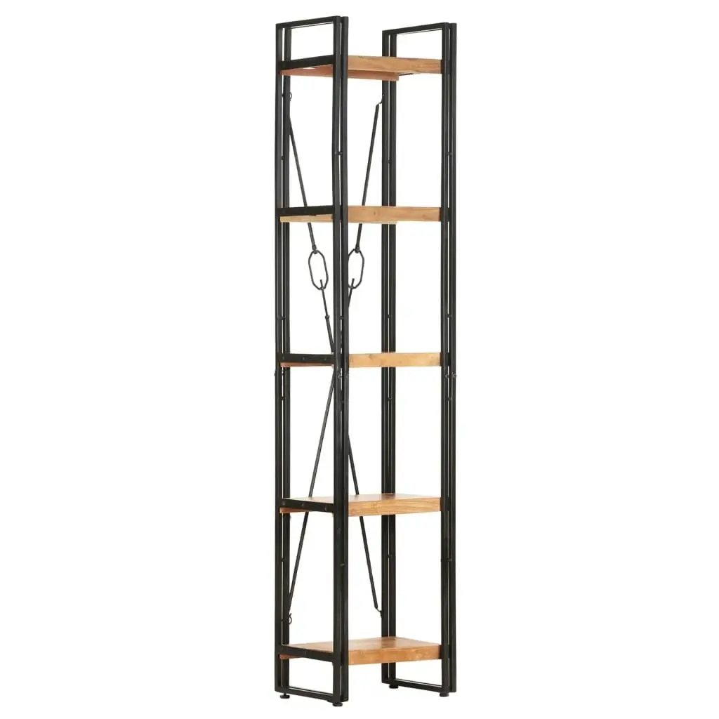 5-Tier Bookcase 40x30x180 cm Solid Acacia Wood 320611