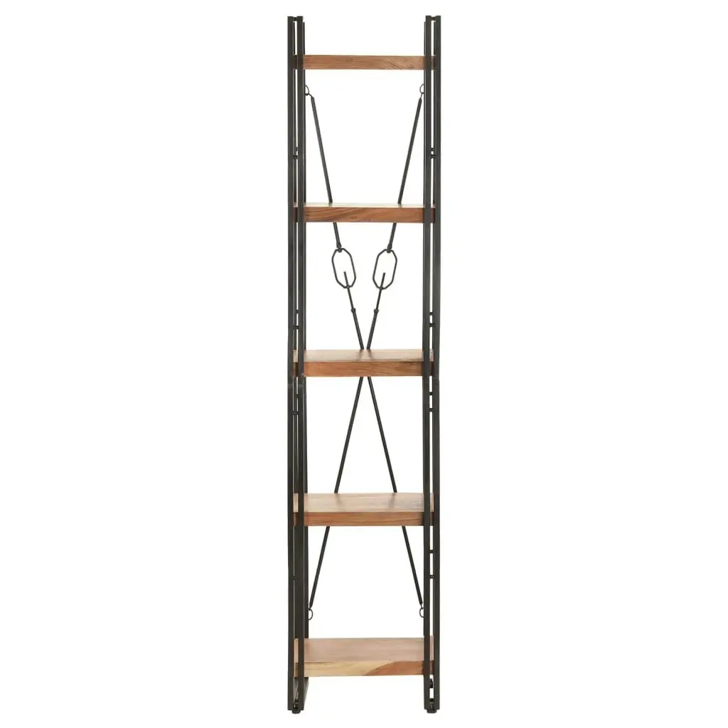 5-Tier Bookcase 40x30x180 cm Solid Acacia Wood 320611