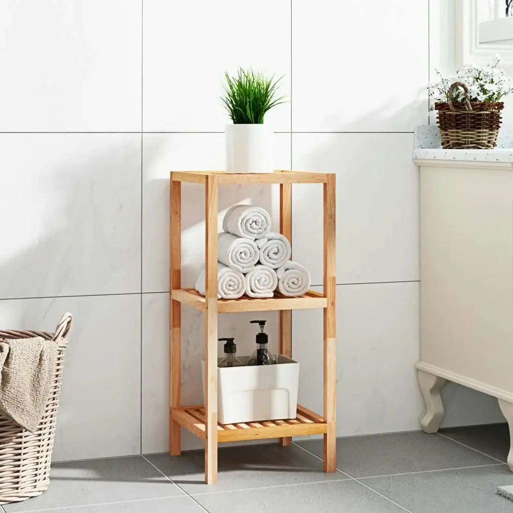 Bathroom Shelf 36x36x79 cm Solid Wood Walnut 350365