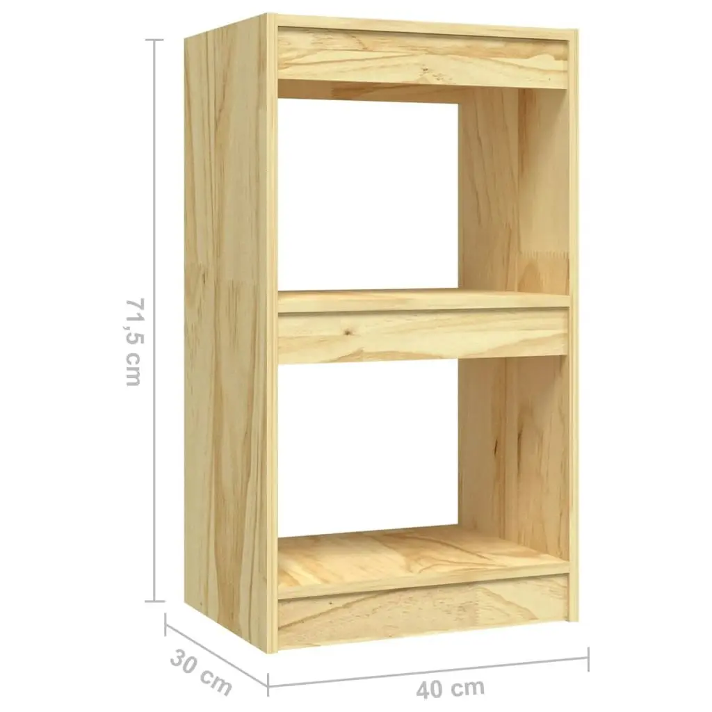 Book Cabinet 40x30x71.5 cm Solid Pinewood 808133