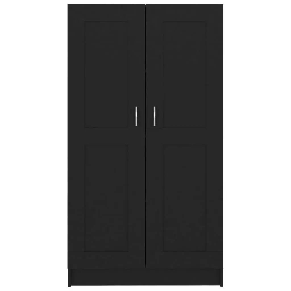 Book Cabinet Black 82.5x30.5x150 cm Engineered Wood 802724