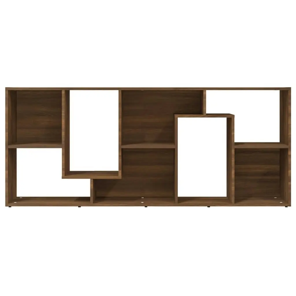 Book Cabinet Brown Oak 67x24x161 cm Engineered Wood 815503