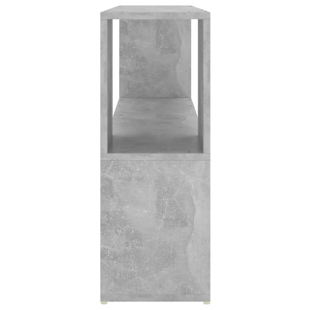 Book Cabinet Concrete Grey 100x24x63 cm Engineered Wood 809174