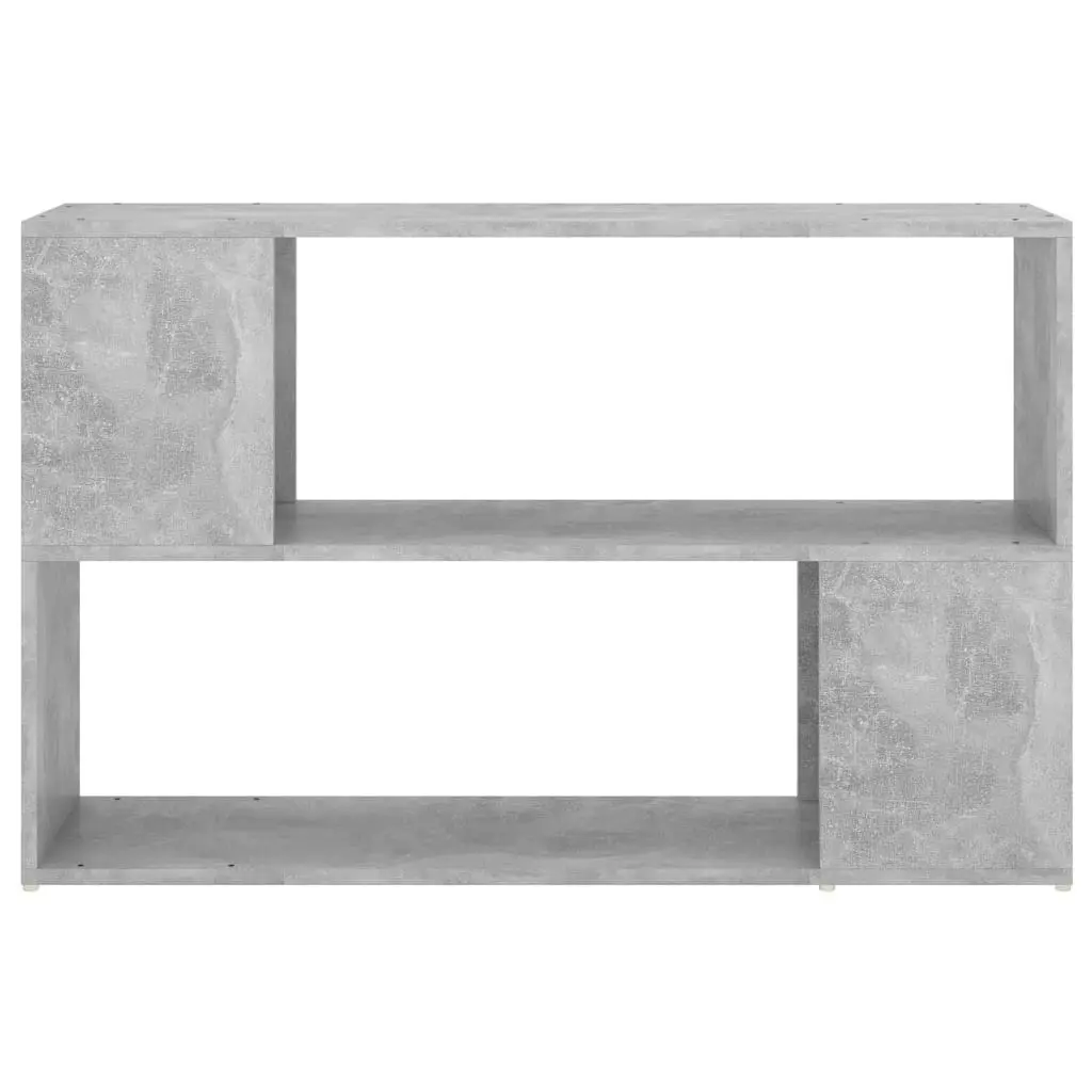 Book Cabinet Concrete Grey 100x24x63 cm Engineered Wood 809174