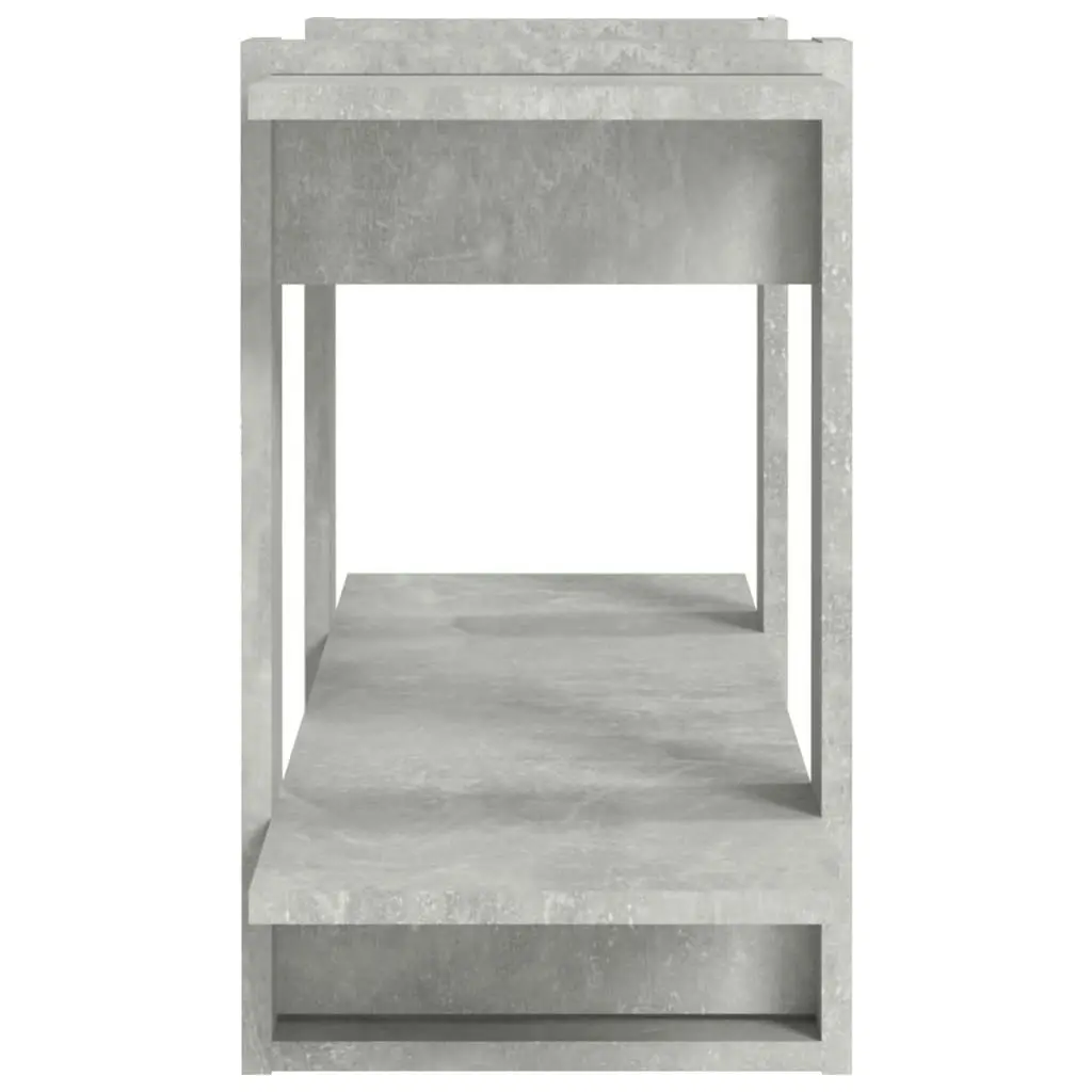 Book Cabinet Concrete Grey 100x30x51cm Engineered Wood 811560