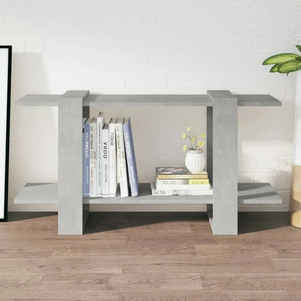 Book Cabinet Concrete Grey 100x30x51cm Engineered Wood 811560