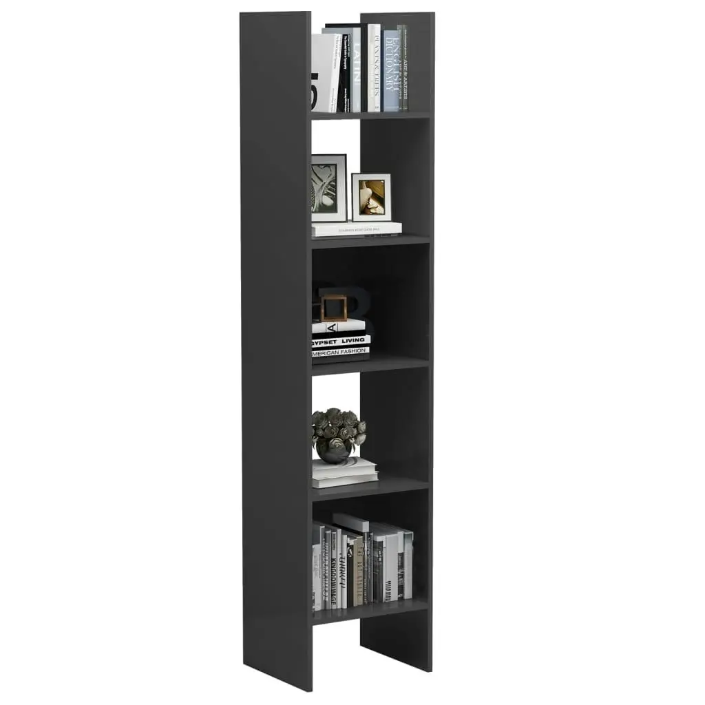 Book Cabinet Grey 40x35x180 cm Engineered Wood 803400