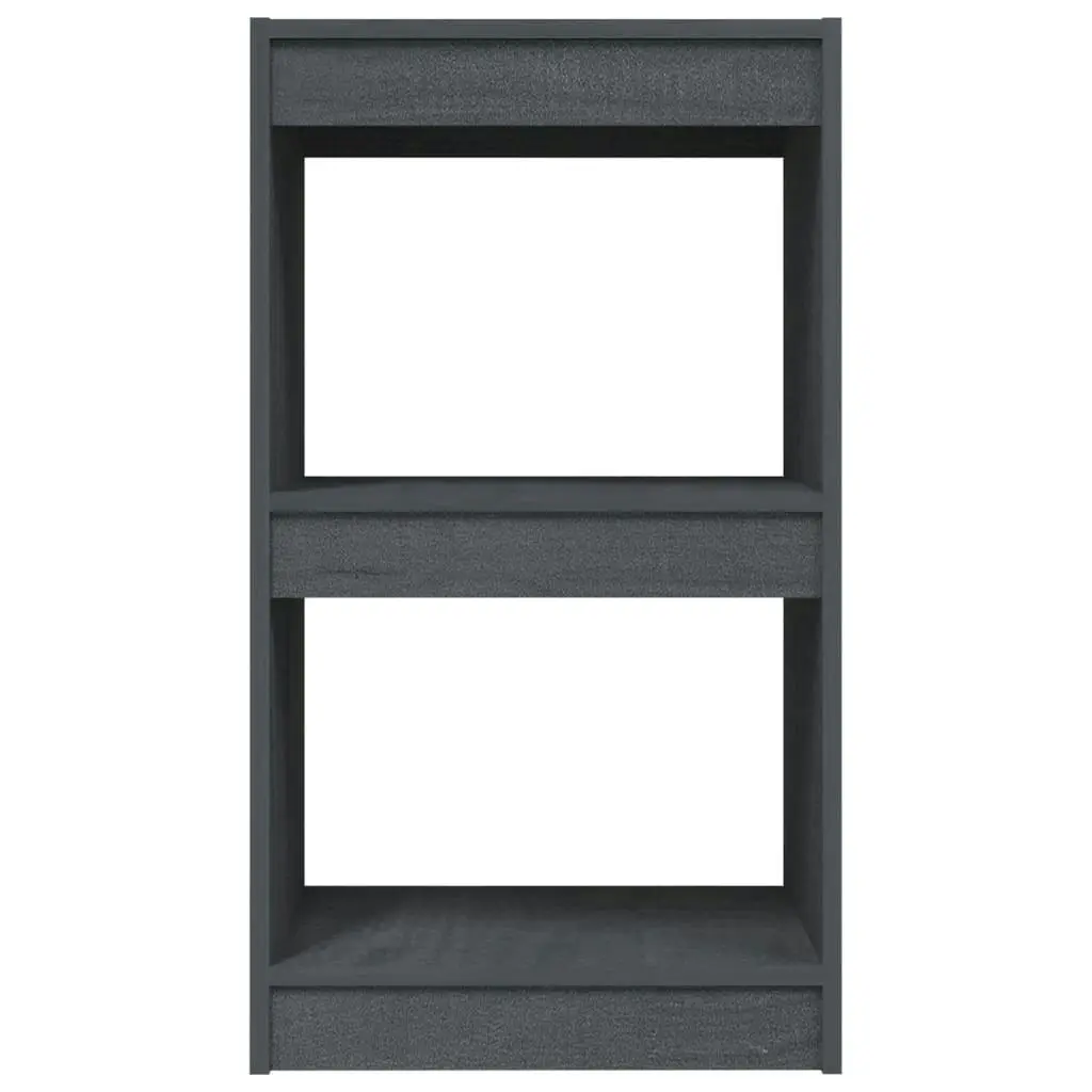 Book Cabinet Grey 40x30x71.5 cm Solid Pinewood 808135