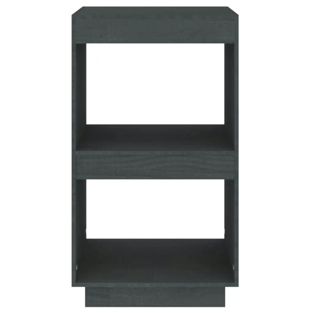 Book Cabinet Grey 40x35x71 cm Solid Pinewood 810841