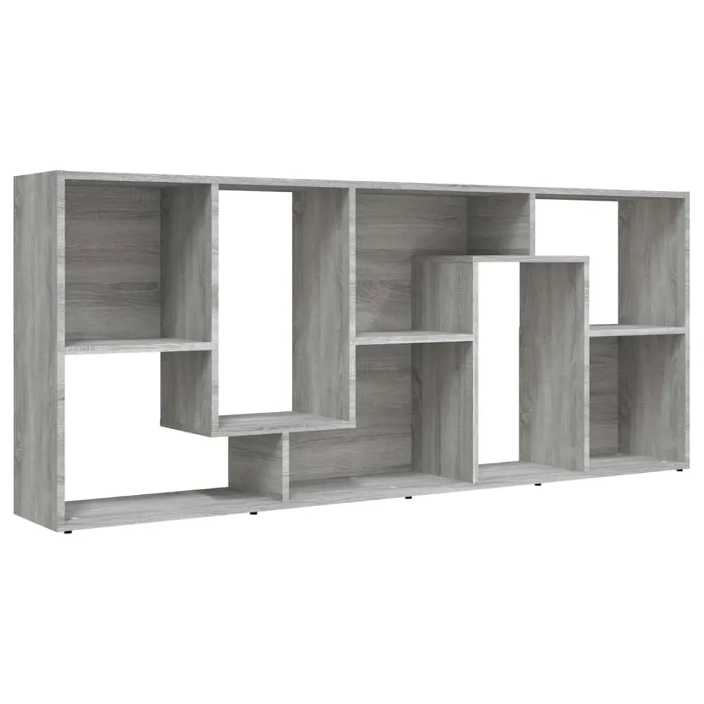 Book Cabinet Grey Sonoma 67x24x161 cm Engineered Wood 815502