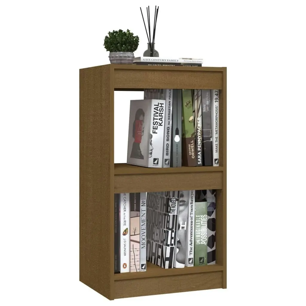 Book Cabinet Honey Brown 40x30x71.5 cm Solid Pinewood 808136