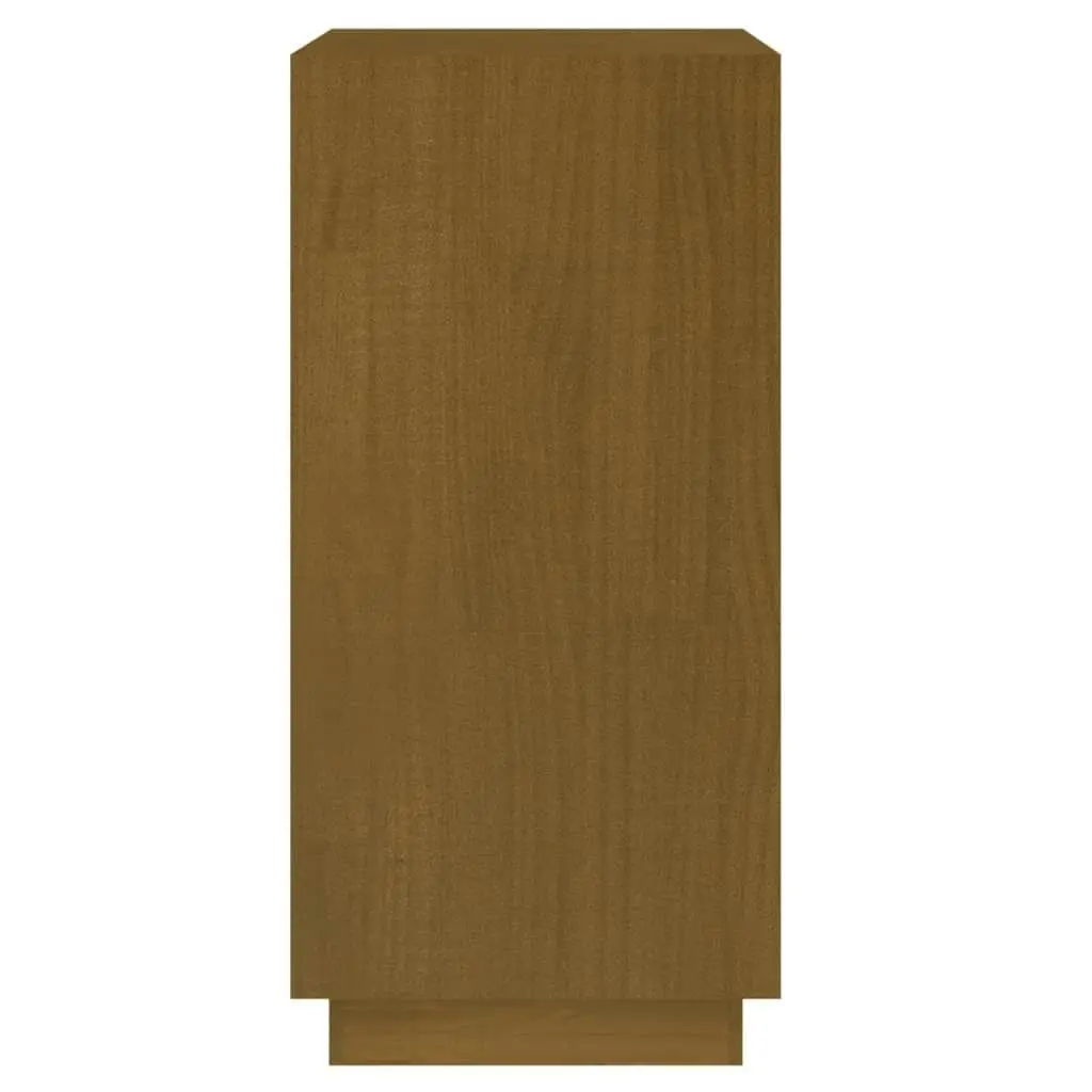 Book Cabinet Honey Brown 40x35x71 cm Solid Pinewood 810842