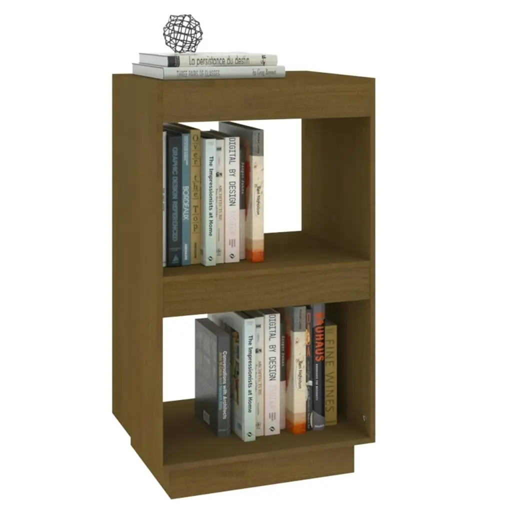 Book Cabinet Honey Brown 40x35x71 cm Solid Pinewood 810842