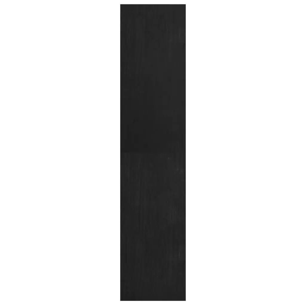 Book Cabinet Room Divider Black 40x30x135.5 cm Pinewood 808147