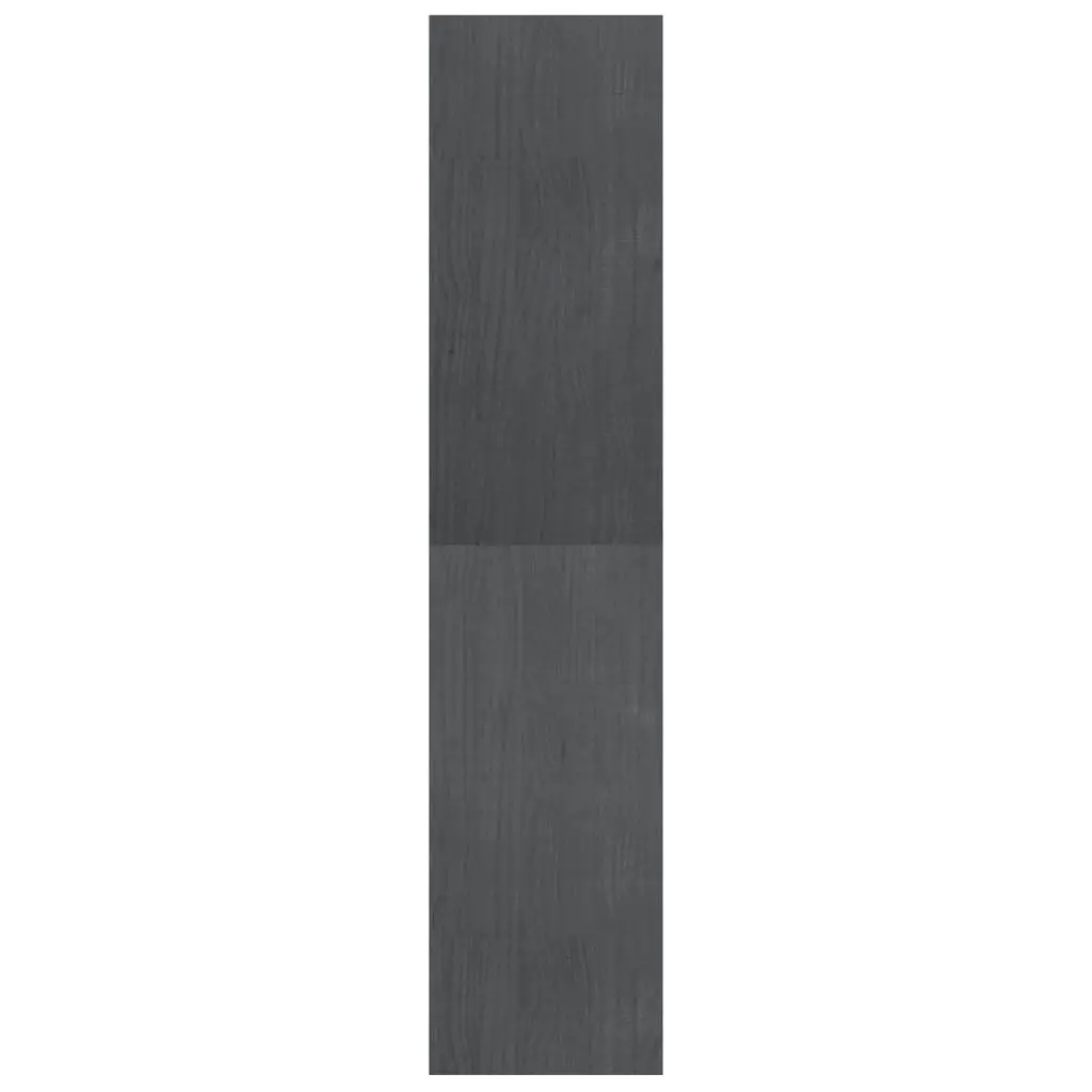 Book Cabinet Room Divider Grey 40x30x135.5 cm Pinewood 808145