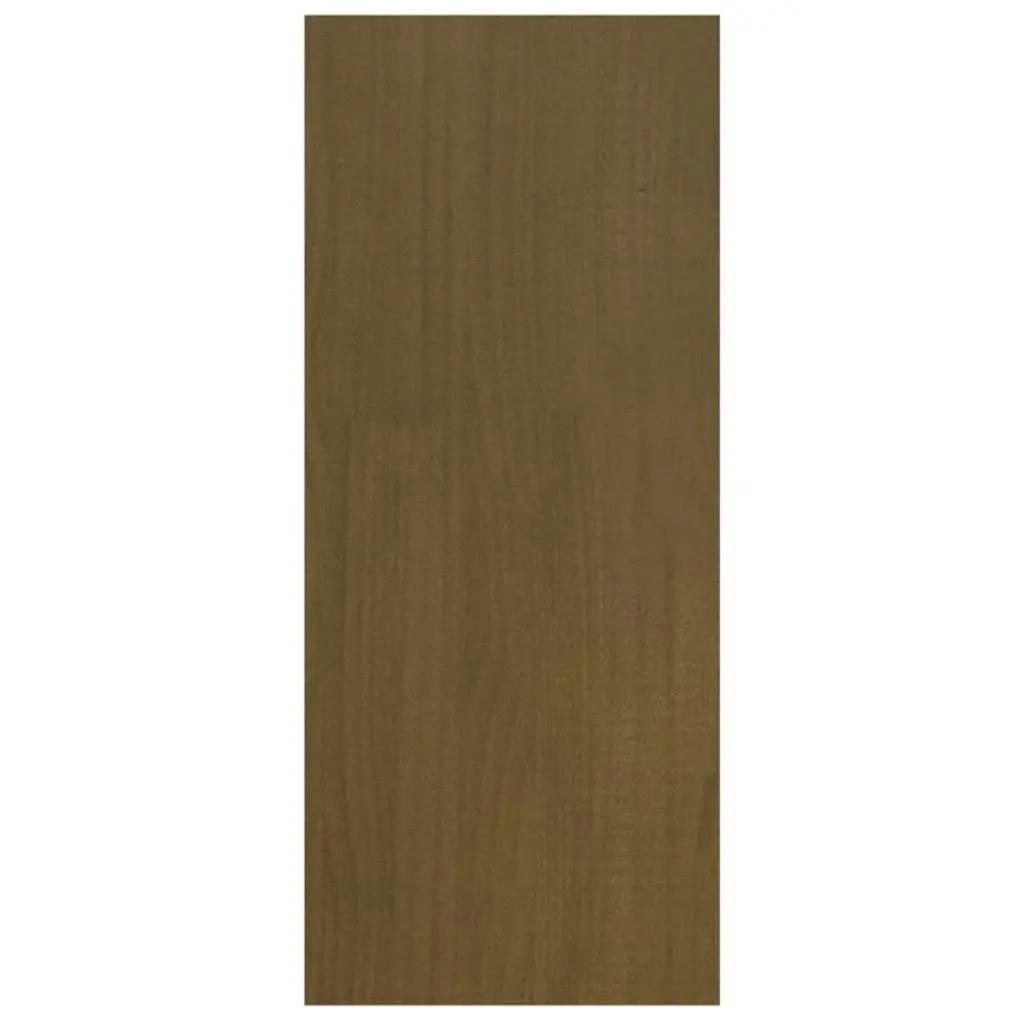 Book Cabinet Room Divider Honey Brown 100x30x71.5 cm Pinewood 808211