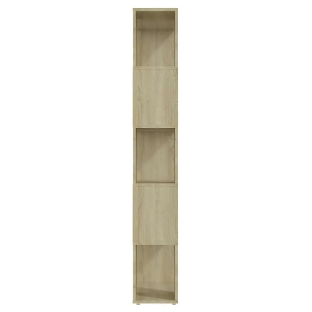 Book Cabinet Room Divider Sonoma Oak 60x24x155 cm 809092