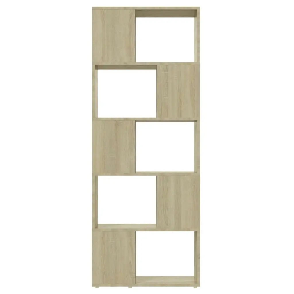 Book Cabinet Room Divider Sonoma Oak 60x24x155 cm 809092