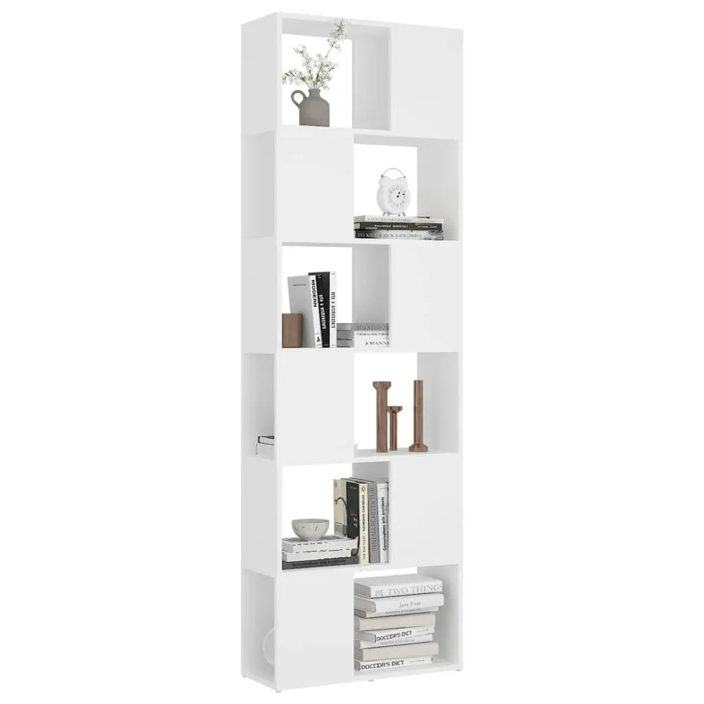 Book Cabinet Room Divider White 60x24x186 cm 809098