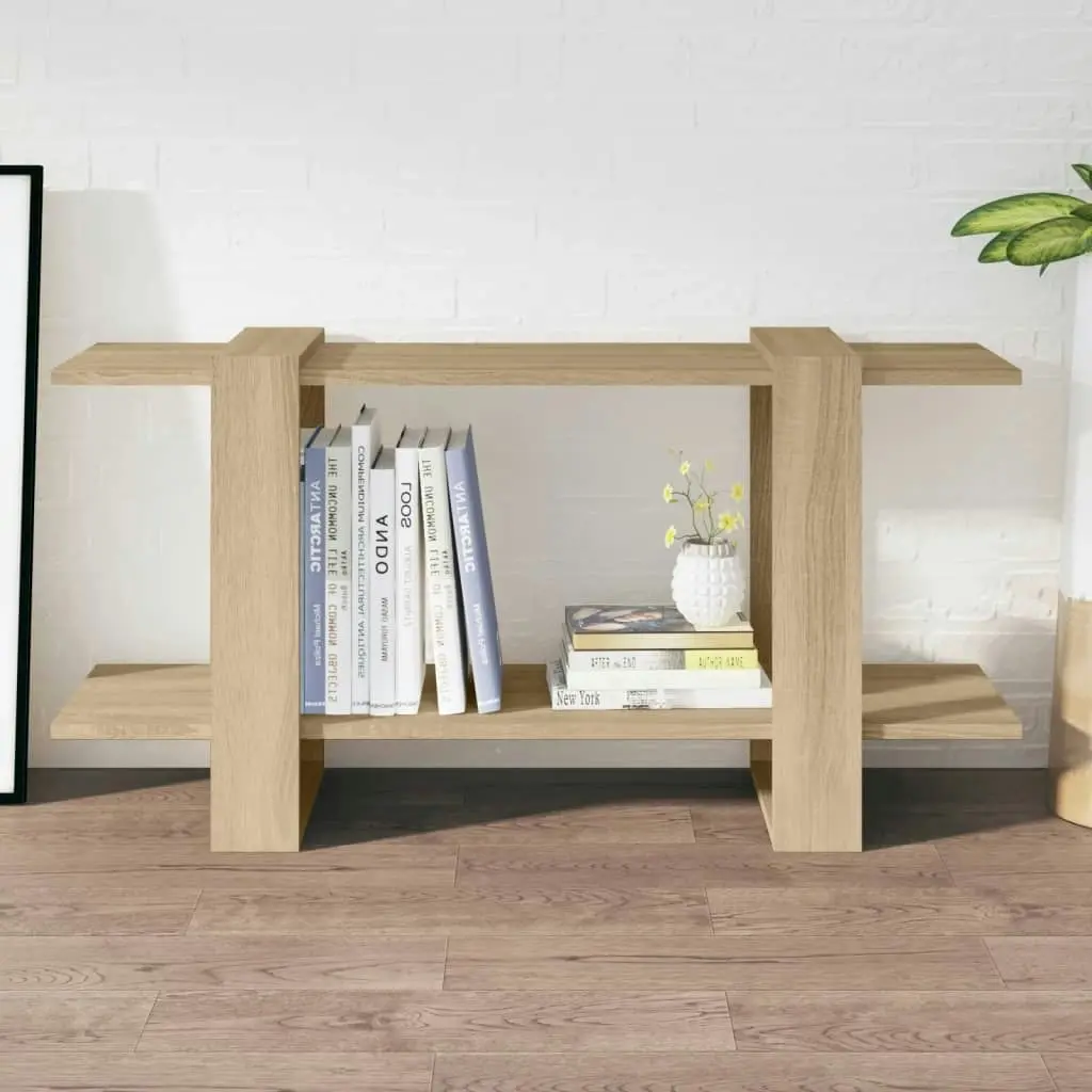 Book Cabinet Sonoma Oak 100x30x51 cm Engineered Wood 811559