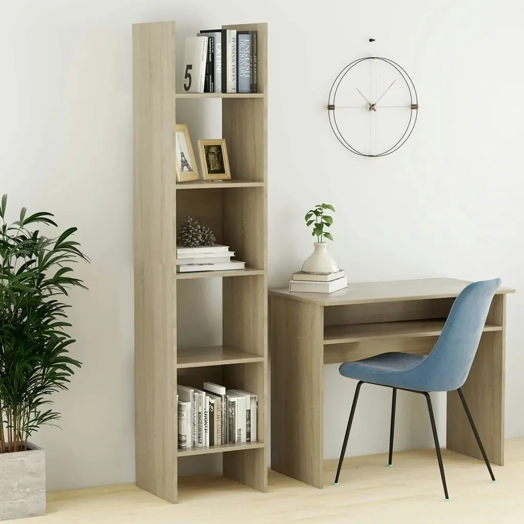 Book Cabinet Sonoma Oak 40x35x180 cm Engineered Wood 803401