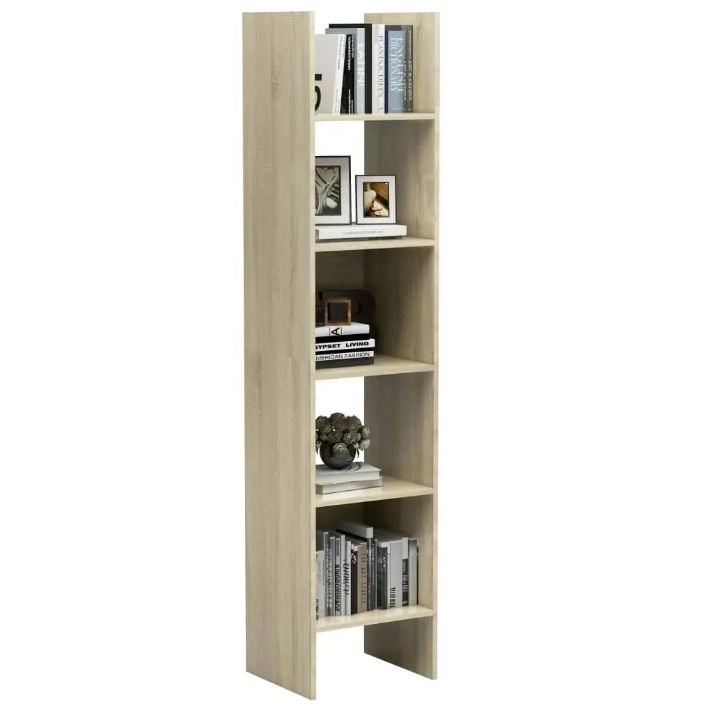 Book Cabinet Sonoma Oak 40x35x180 cm Engineered Wood 803401