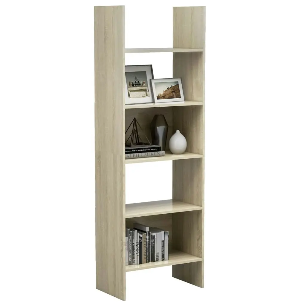 Book Cabinet Sonoma Oak 60x35x180 cm Engineered Wood 803410