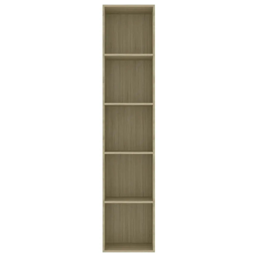 Book Cabinet Sonoma Oak 40x30x189 cm Engineered Wood 800957