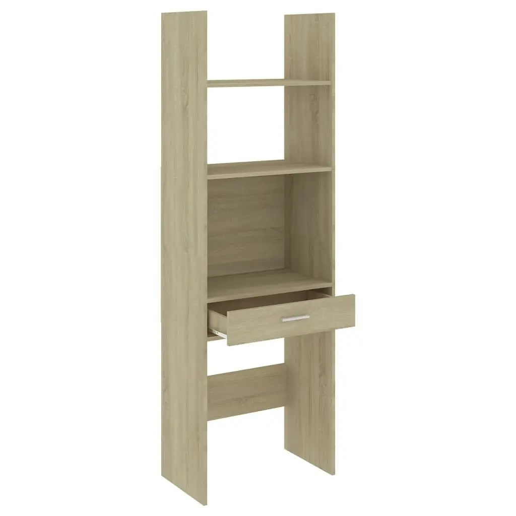 Book Cabinet Sonoma Oak 60x35x180 cm Engineered Wood 803428