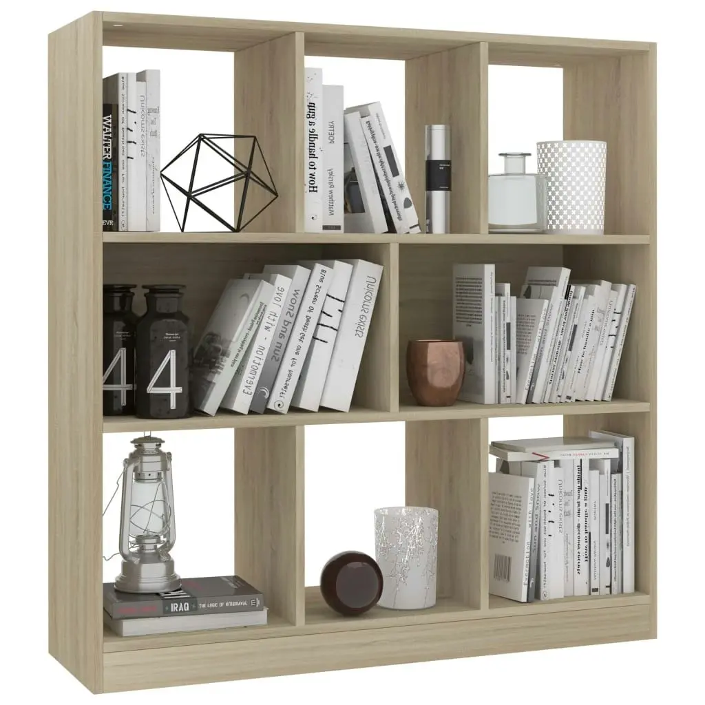 Book Cabinet Sonoma Oak 97.5x29.5x100 cm Engineered Wood 800174