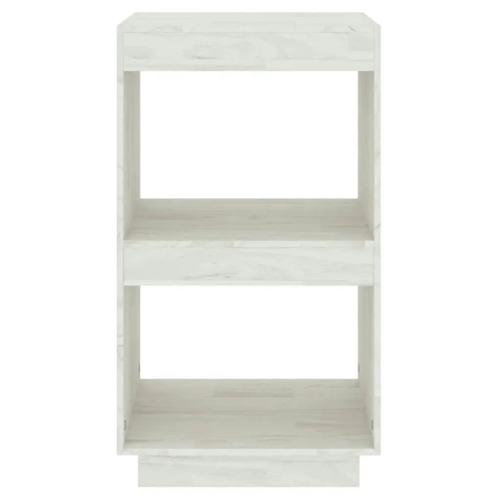 Book Cabinet White 40x35x71 cm Solid Pinewood 810840