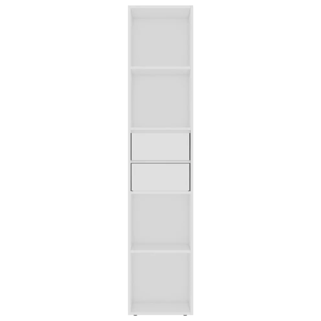 Book Cabinet White 36x30x171 cm Engineered Wood 802867