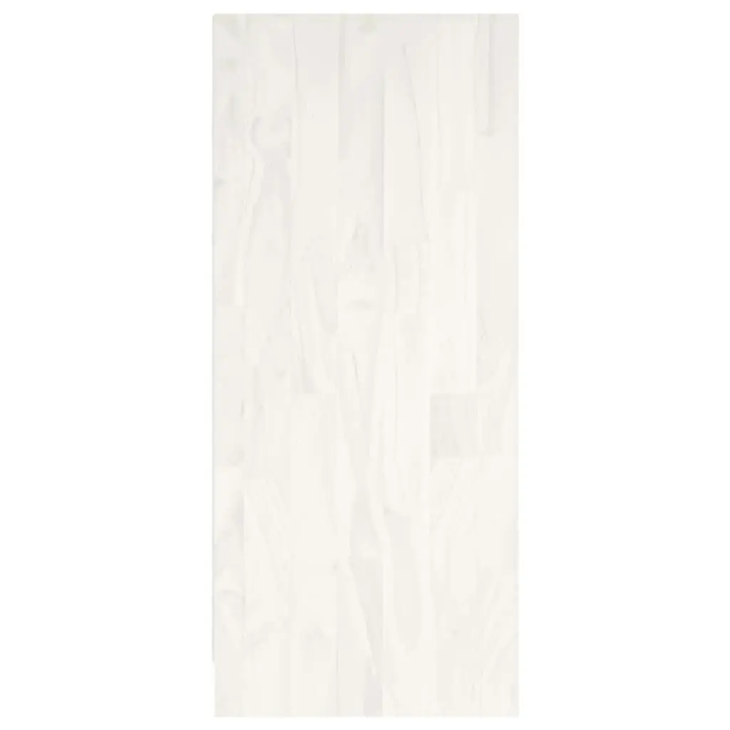 Book Cabinet White 104x33x76 cm Solid Pinewood 809967