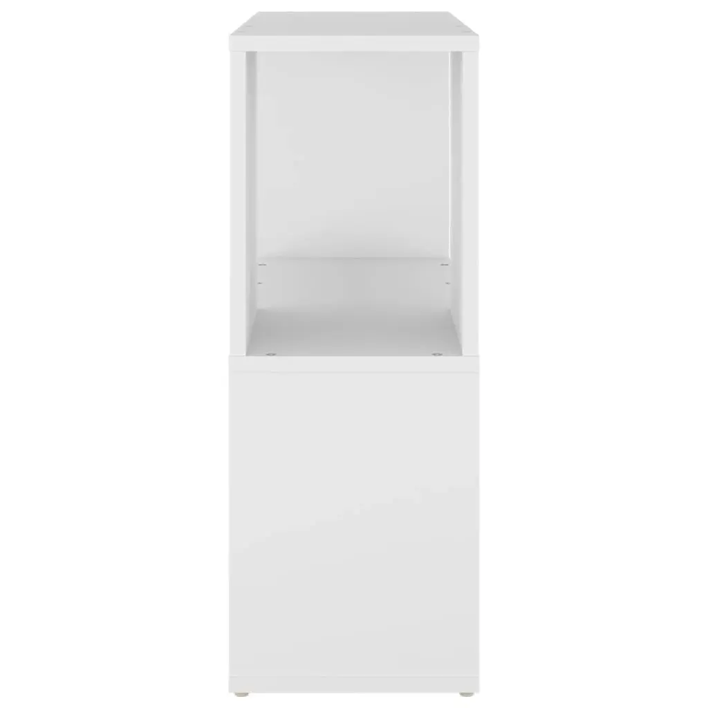 Book Cabinet White 60x24x63 cm Engineered Wood 809062