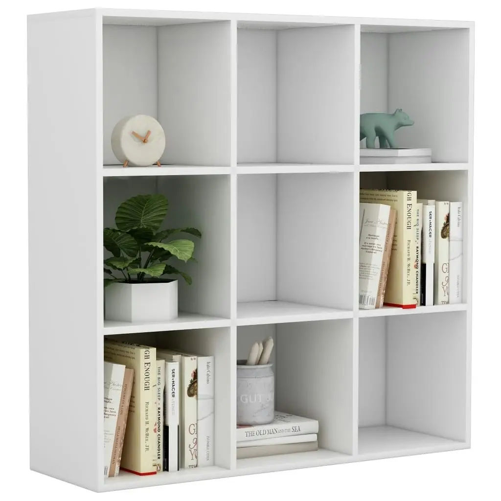 Book Cabinet White 98x29x97.5 cm Engineered Wood 801125