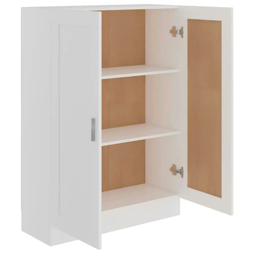 Book Cabinet White 82.5x30.5x115 cm Engineered Wood 802714