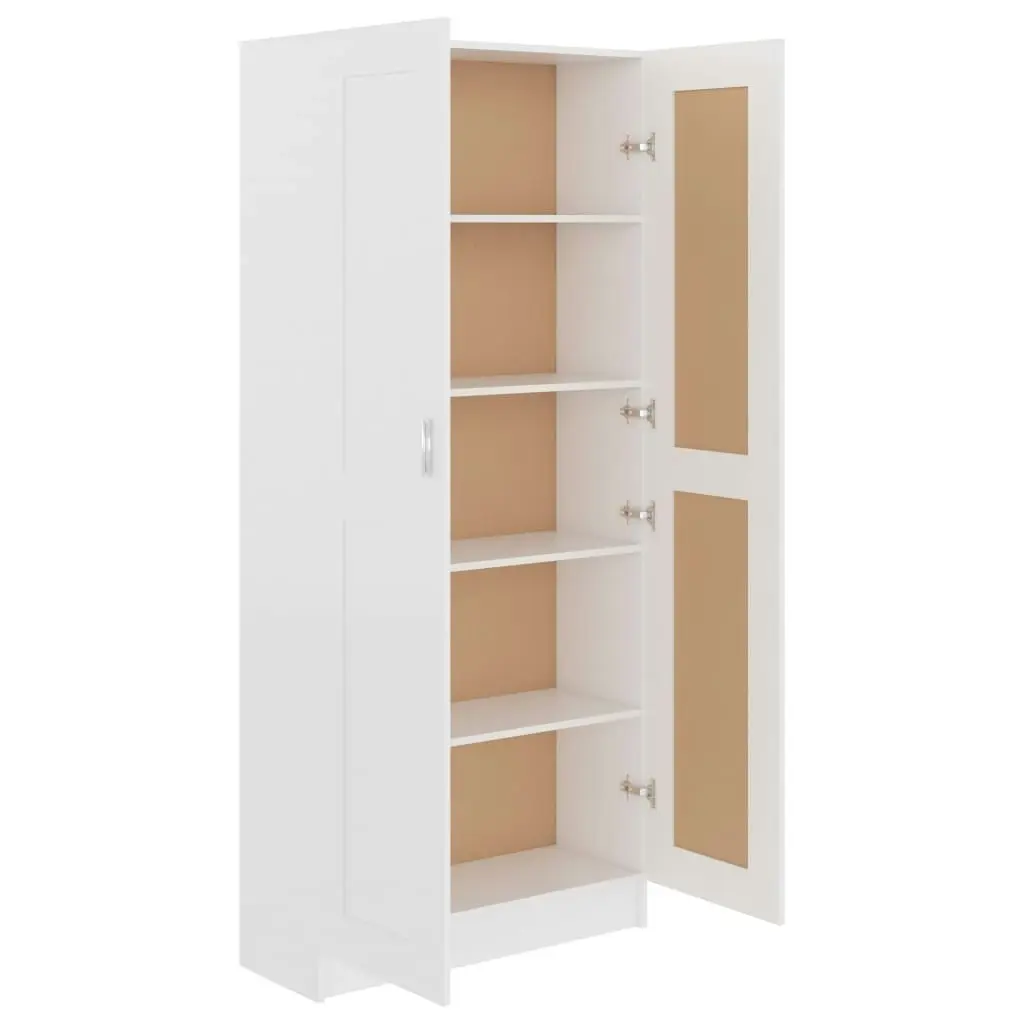 Book Cabinet White 82.5x30.5x185.5 cm Engineered Wood 802732