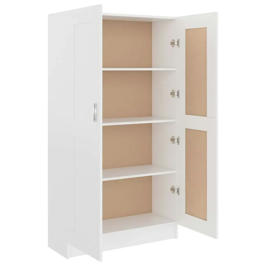 Book Cabinet White 82.5x30.5x150 cm Engineered Wood 802723