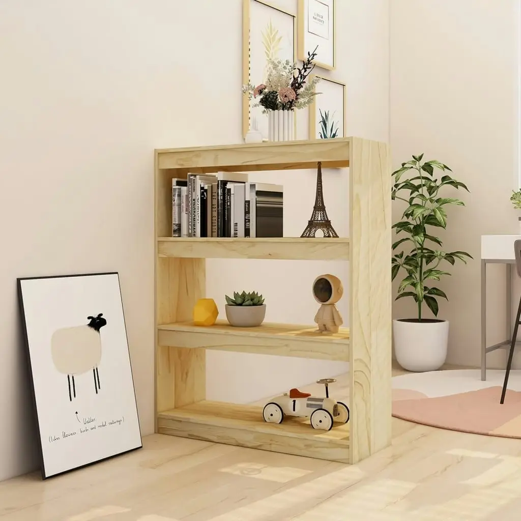 Book Cabinet/Room Divider 100x30x103 cm Solid Pinewood 808213