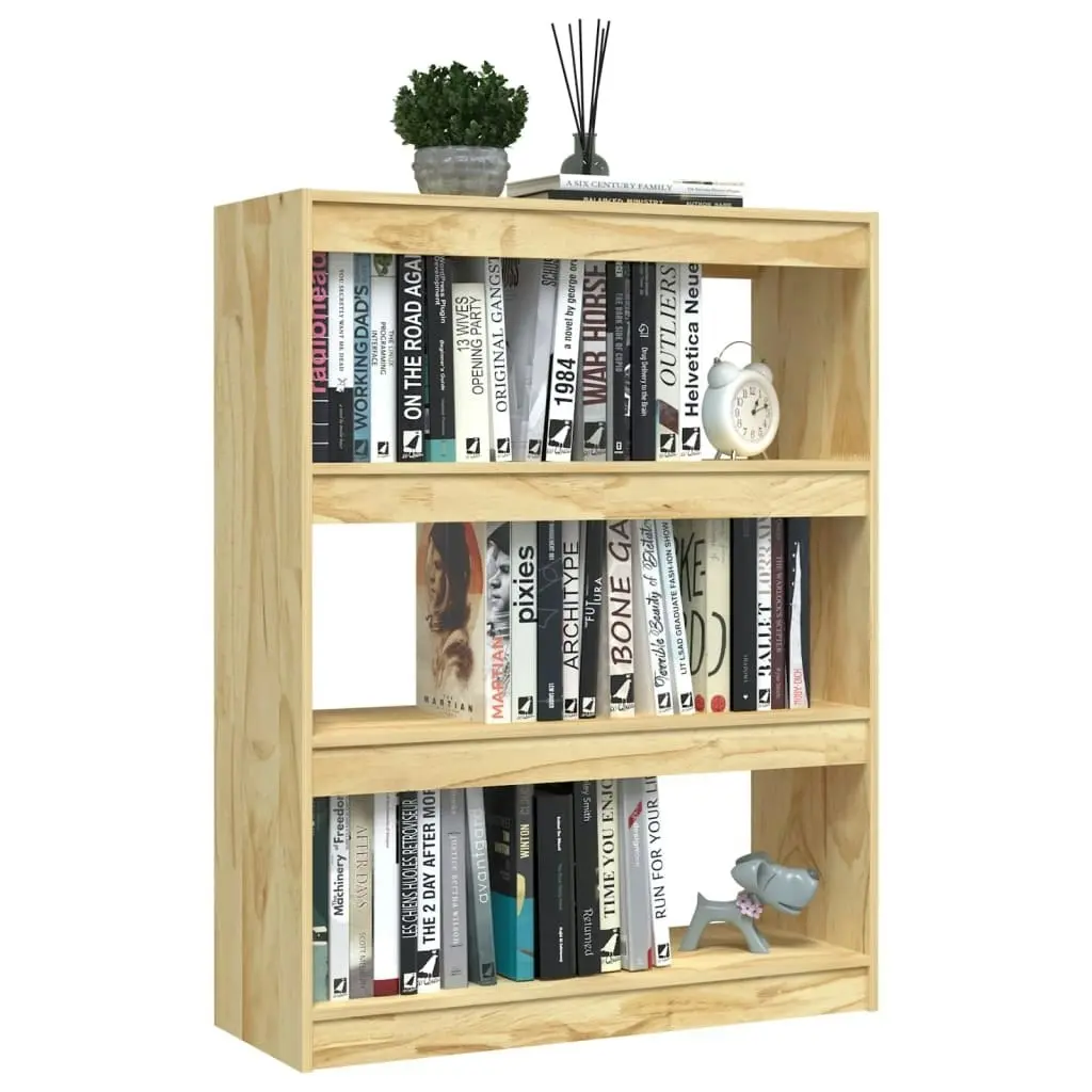 Book Cabinet/Room Divider 100x30x103 cm Solid Pinewood 808213