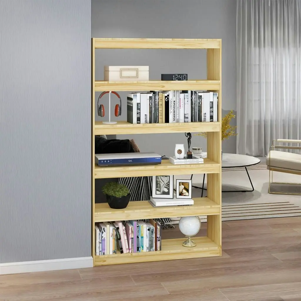 Book Cabinet/Room Divider 100x30x167.5 cm Solid Pinewood 808223