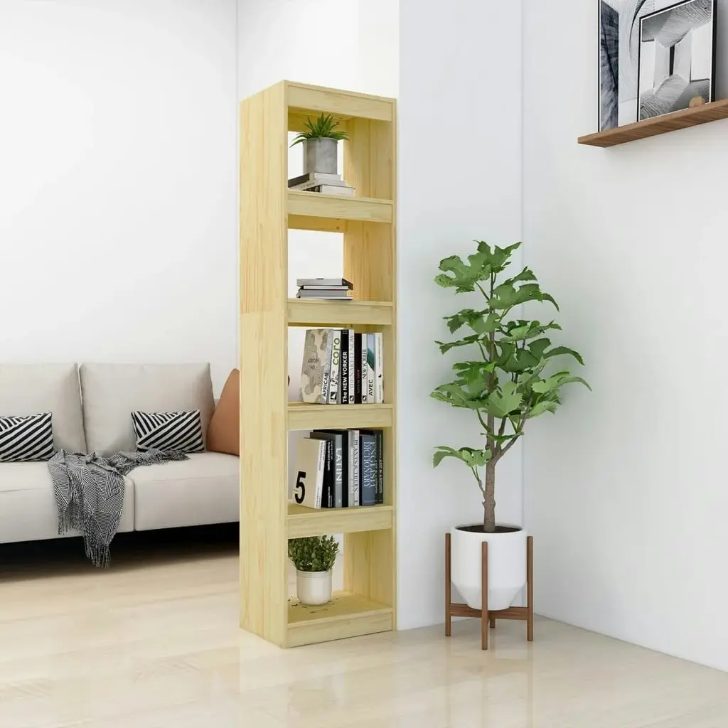 Book Cabinet/Room Divider 40x30x167.5 cm Solid Pinewood 808148