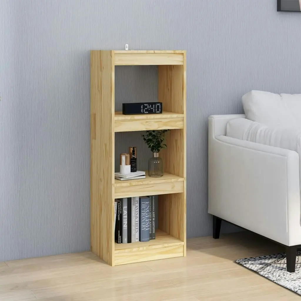 Book Cabinet/Room Divider 40x30x103.5 cm Solid Pinewood 808138