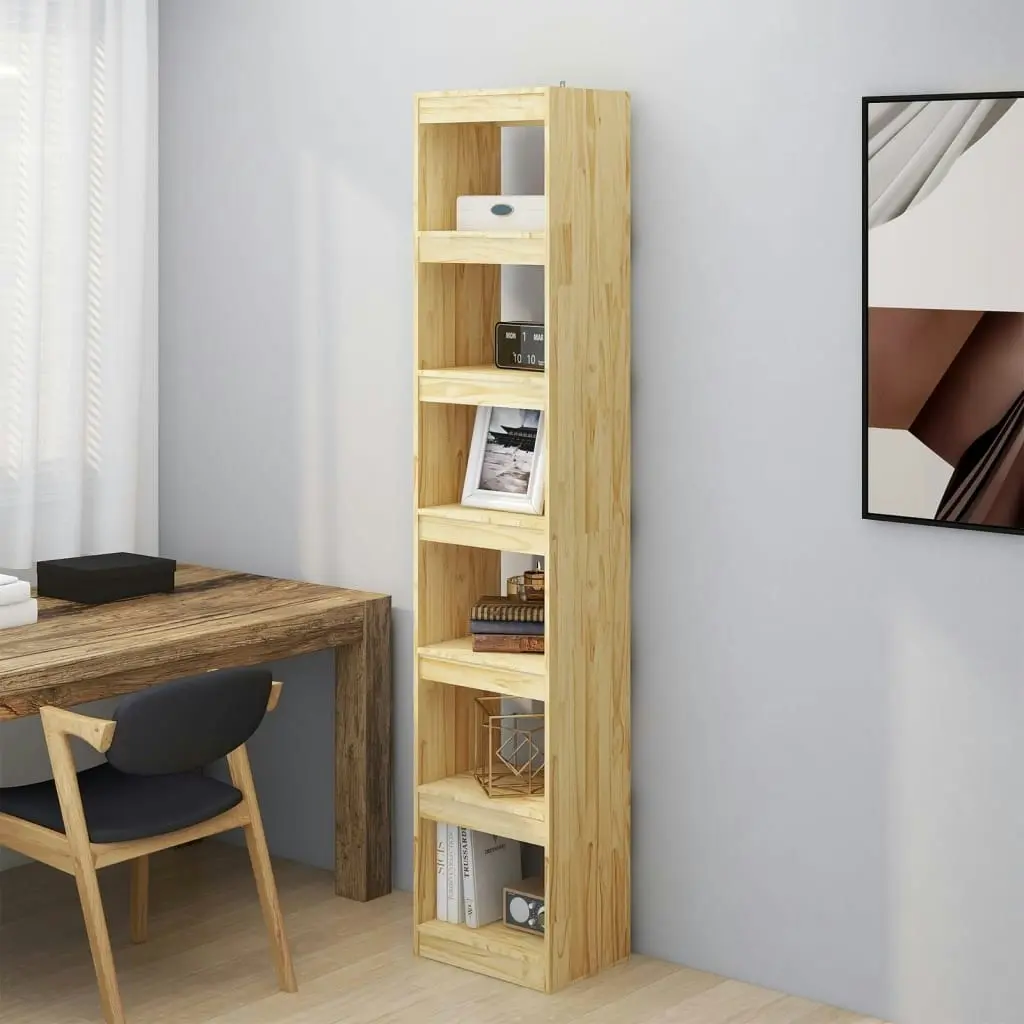 Book Cabinet/Room Divider 40x30x199 cm Solid Pinewood 808153