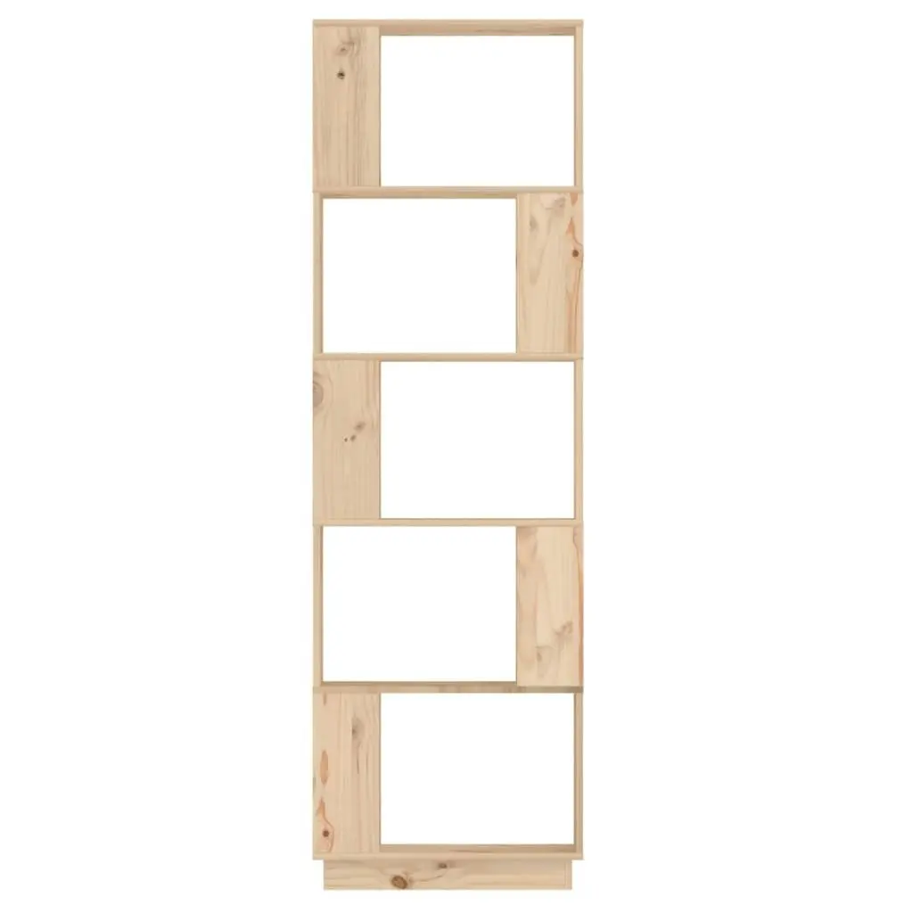 Book Cabinet/Room Divider 51x25x163.5 cm Solid Wood Pine 814044