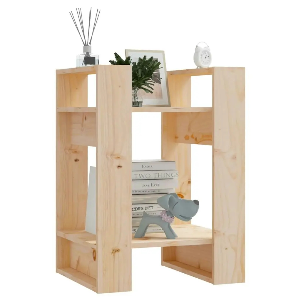 Book Cabinet/Room Divider 41x35x57 cm Solid Wood Pine 813854